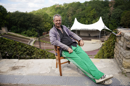 Fototermin mit Rainald Grebe in Berlin