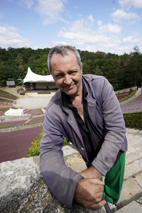 Fototermin mit Rainald Grebe in Berlin