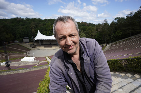 Fototermin mit Rainald Grebe in Berlin