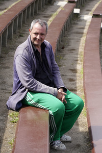 Fototermin mit Rainald Grebe in Berlin