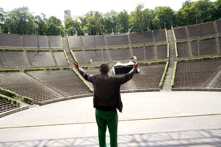 Fototermin mit Rainald Grebe in Berlin