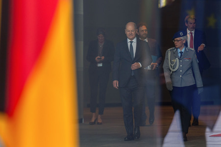 Empfang des Ministerpräsidenten der Republik Nordmazedonien in Berlin
