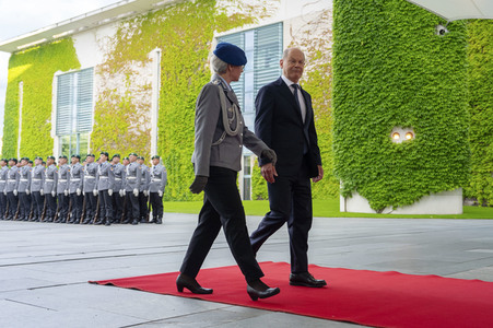 Empfang des Ministerpräsidenten der Republik Nordmazedonien in Berlin
