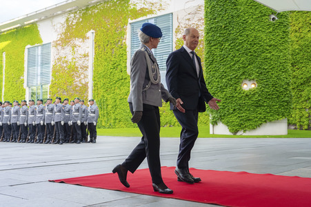 Empfang des Ministerpräsidenten der Republik Nordmazedonien in Berlin