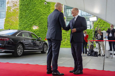 Empfang des Ministerpräsidenten der Republik Nordmazedonien in Berlin