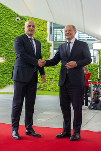 Empfang des Ministerpräsidenten der Republik Nordmazedonien in Berlin