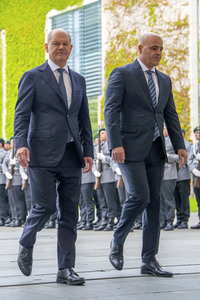 Empfang des Ministerpräsidenten der Republik Nordmazedonien in Berlin