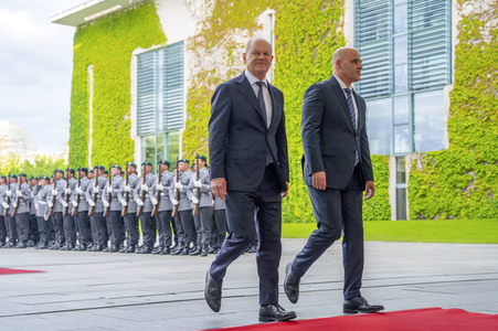 Empfang des Ministerpräsidenten der Republik Nordmazedonien in Berlin