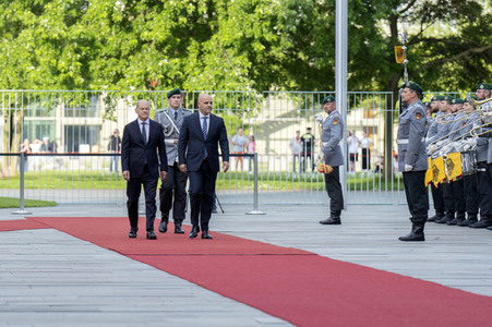 Empfang des Ministerpräsidenten der Republik Nordmazedonien in Berlin