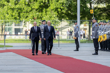 Empfang des Ministerpräsidenten der Republik Nordmazedonien in Berlin
