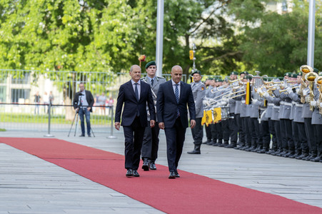 Empfang des Ministerpräsidenten der Republik Nordmazedonien in Berlin