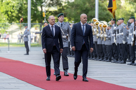 Empfang des Ministerpräsidenten der Republik Nordmazedonien in Berlin