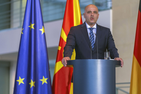 Empfang des Ministerpräsidenten der Republik Nordmazedonien in Berlin