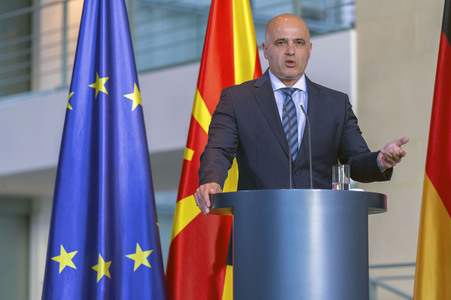 Empfang des Ministerpräsidenten der Republik Nordmazedonien in Berlin