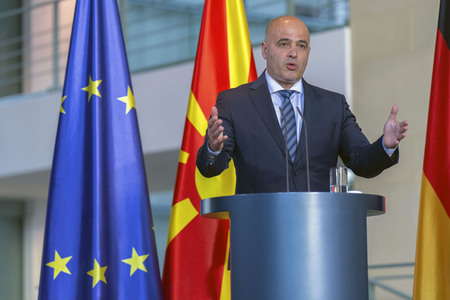 Empfang des Ministerpräsidenten der Republik Nordmazedonien in Berlin