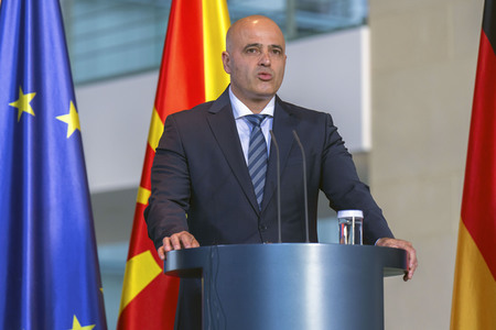 Empfang des Ministerpräsidenten der Republik Nordmazedonien in Berlin