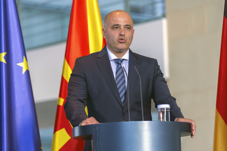 Empfang des Ministerpräsidenten der Republik Nordmazedonien in Berlin