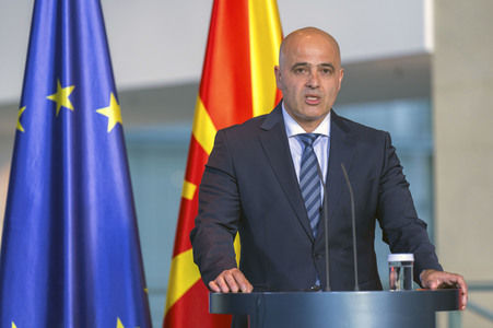 Empfang des Ministerpräsidenten der Republik Nordmazedonien in Berlin