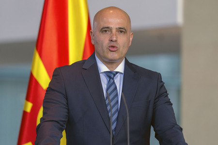 Empfang des Ministerpräsidenten der Republik Nordmazedonien in Berlin