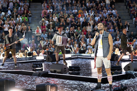 TV-Show 'Schlagerbooom Open Air - Die Stadionshow in Österreich' in Kitzbühel