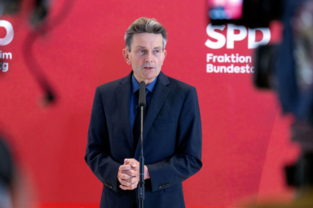 Pressestatement der SPD-Bundestagsfraktion in Berlin
