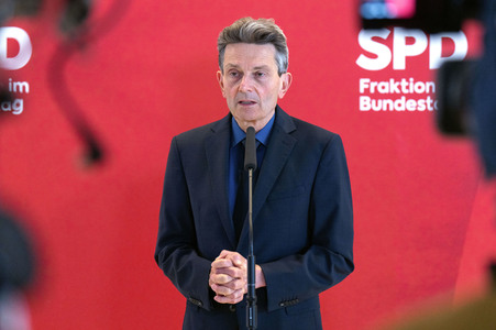 Pressestatement der SPD-Bundestagsfraktion in Berlin
