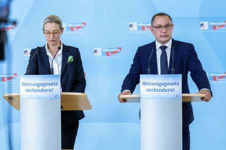 Pressestatement der AfD-Bundestagsfraktion in Berlin