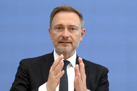 Bundespressekonferenz Regierungsentwurf für den Bundeshaushalt 2024 in Berlin
