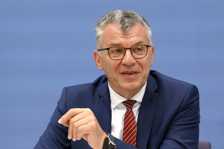 Bundespressekonferenz Regierungsentwurf für den Bundeshaushalt 2024 in Berlin