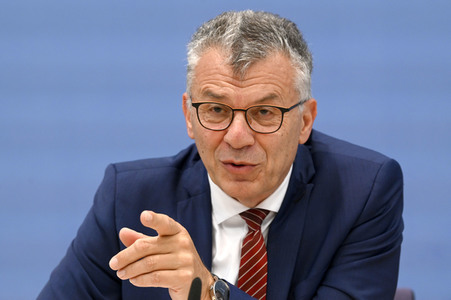 Bundespressekonferenz Regierungsentwurf für den Bundeshaushalt 2024 in Berlin