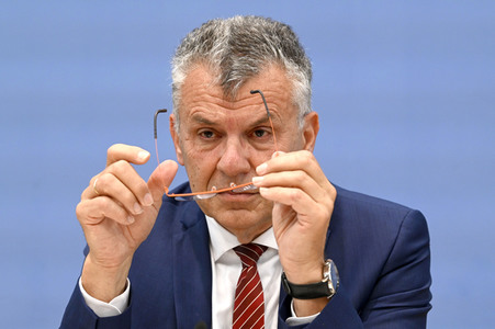 Bundespressekonferenz Regierungsentwurf für den Bundeshaushalt 2024 in Berlin