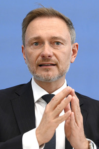 Bundespressekonferenz Regierungsentwurf für den Bundeshaushalt 2024 in Berlin