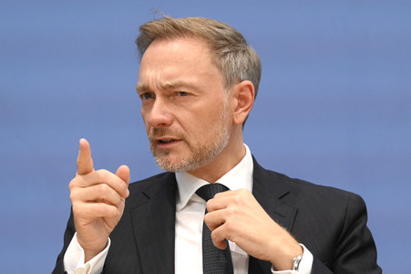 Bundespressekonferenz Regierungsentwurf für den Bundeshaushalt 2024 in Berlin