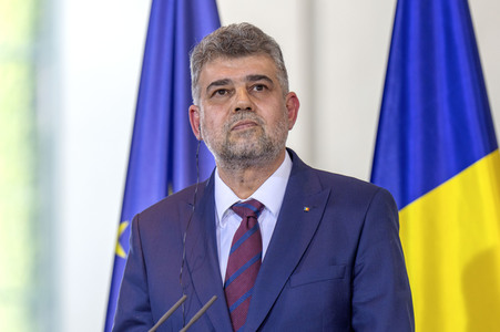 Empfang des Ministerpräsidenten von Rumänien im Kanzleramt in Berlin