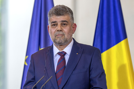 Empfang des Ministerpräsidenten von Rumänien im Kanzleramt in Berlin