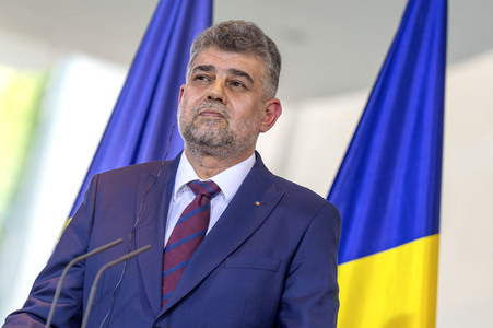 Empfang des Ministerpräsidenten von Rumänien im Kanzleramt in Berlin