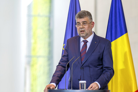 Empfang des Ministerpräsidenten von Rumänien im Kanzleramt in Berlin