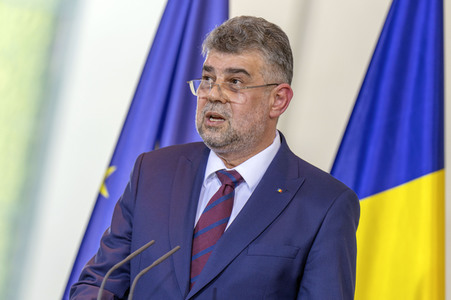 Empfang des Ministerpräsidenten von Rumänien im Kanzleramt in Berlin