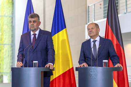 Empfang des Ministerpräsidenten von Rumänien im Kanzleramt in Berlin