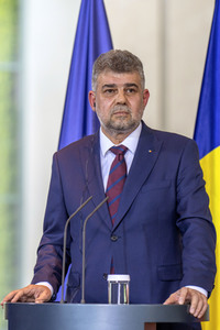 Empfang des Ministerpräsidenten von Rumänien im Kanzleramt in Berlin