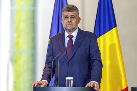 Empfang des Ministerpräsidenten von Rumänien im Kanzleramt in Berlin