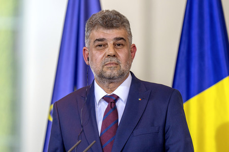 Empfang des Ministerpräsidenten von Rumänien im Kanzleramt in Berlin