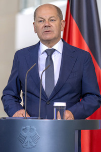 Empfang des Ministerpräsidenten von Rumänien im Kanzleramt in Berlin