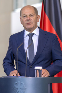 Empfang des Ministerpräsidenten von Rumänien im Kanzleramt in Berlin