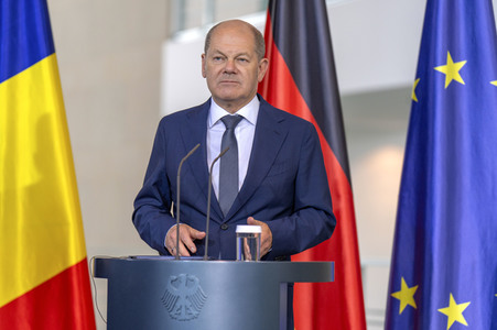 Empfang des Ministerpräsidenten von Rumänien im Kanzleramt in Berlin