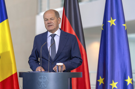 Empfang des Ministerpräsidenten von Rumänien im Kanzleramt in Berlin