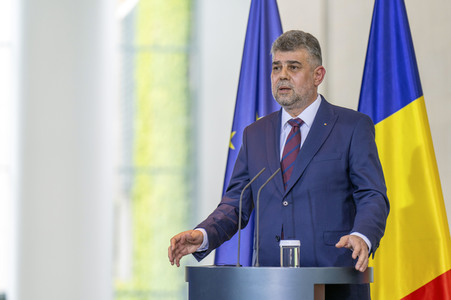 Empfang des Ministerpräsidenten von Rumänien im Kanzleramt in Berlin