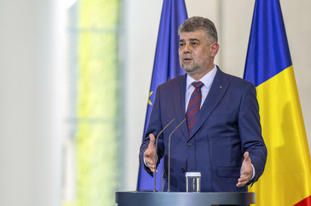 Empfang des Ministerpräsidenten von Rumänien im Kanzleramt in Berlin