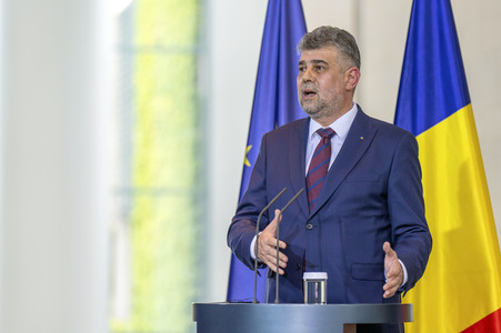 Empfang des Ministerpräsidenten von Rumänien im Kanzleramt in Berlin