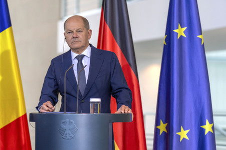 Empfang des Ministerpräsidenten von Rumänien im Kanzleramt in Berlin